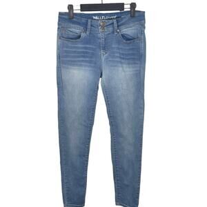 Wallflower Womens Bottoms Size 26 The Ultra Fit Denim Blue Skinny Casual Jeans